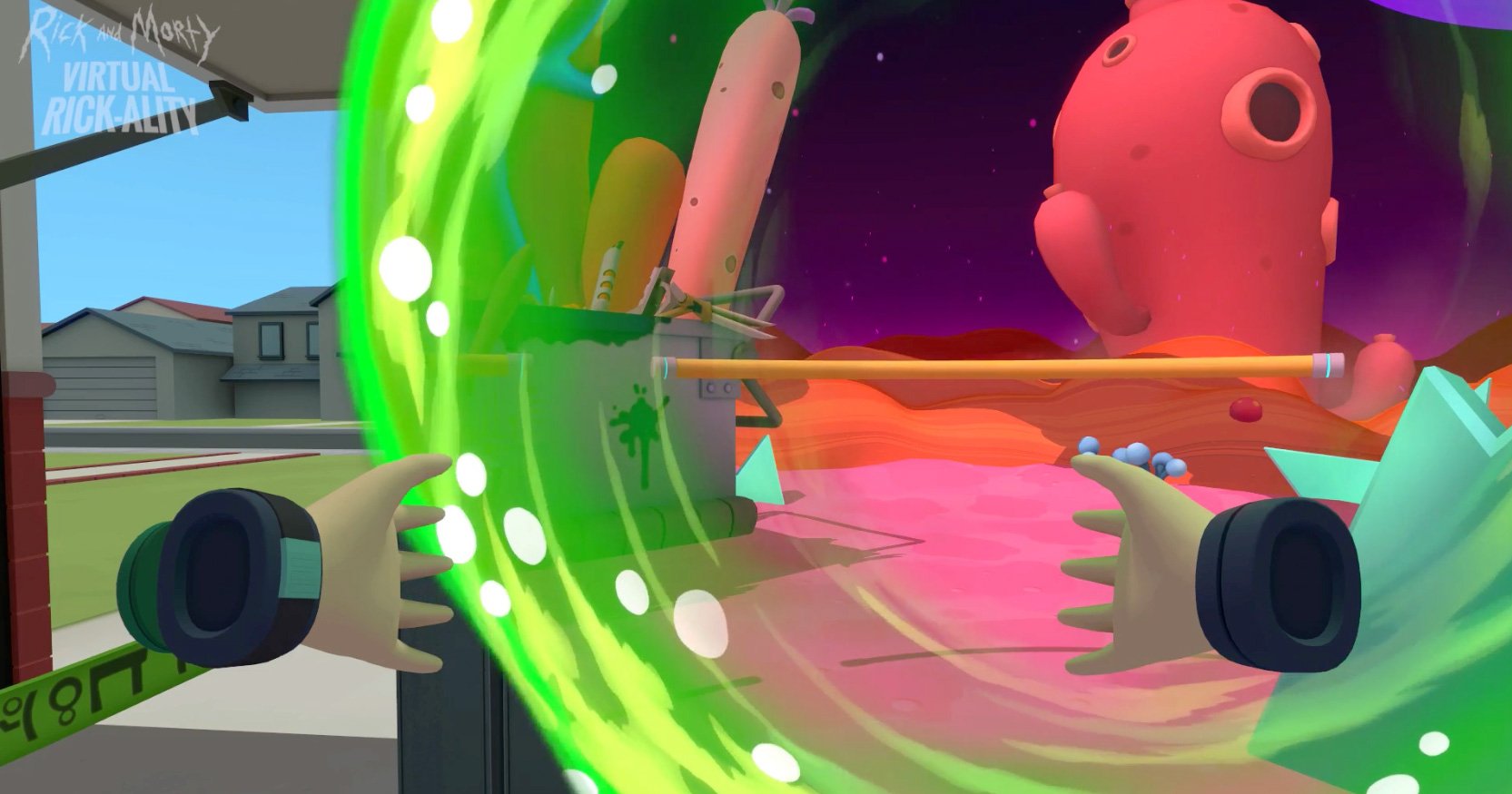 『Rick and Morty VR』のポータルのレンダリング