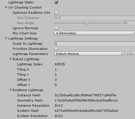 Unity プログレッシブライトマッパー最適化：テクセルを減らす